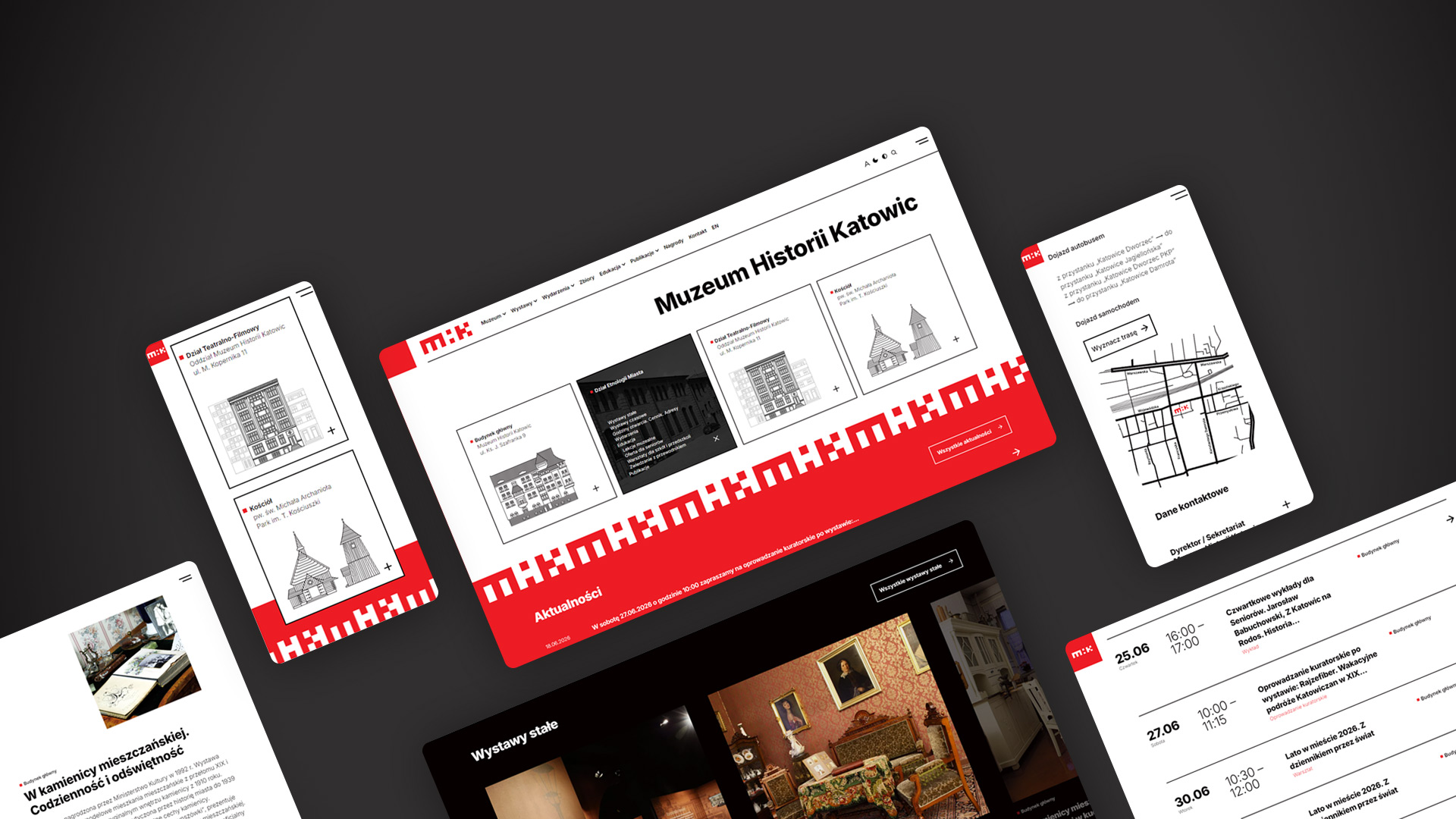 Realizacja strony internetowej Muzeum Historii Katowic
